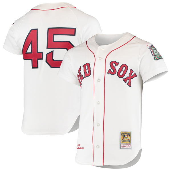 Boston Red Sox Pedro Martinez White 1999 Cooperstown Collection Home Authentic Jersey