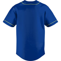 Georgia College Bobcats Baseball Jersey, Blue Lightweight Sportswear Jersey Shirt, Lightweight Breathable Athletic Jersey, Casual Gift for Men
