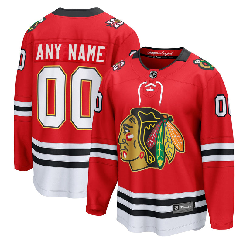 Chicago Blackhawks Hockey Jersey, Red Breakaway Sportswear Jersey Shirt, Long Sleeve Hockey Sweater Jersey, Casual Gift for Men, Style 203376753