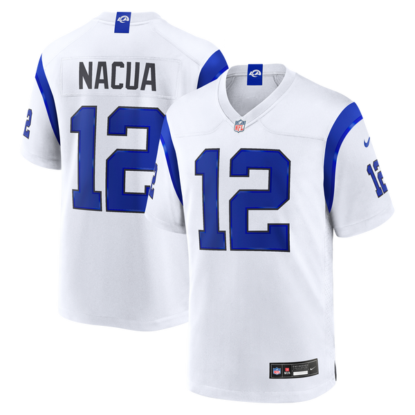 Los Angeles Rams Puka Nacua Fearsome White Game Jersey
