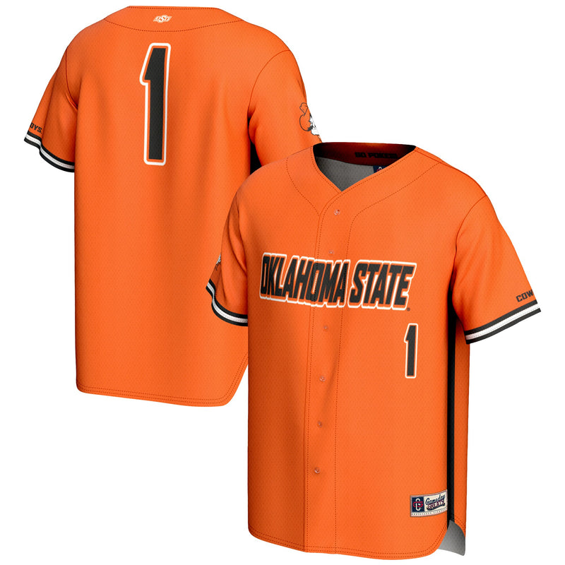 Oklahoma State Cowboys Baseball Jersey, Sportswear Jersey Shirt, Lightweight Breathable Athletic Jersey, Casual Gift for Men, Style 201141746