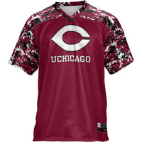 UChicago Maroons Football Jersey, Maroon Sportswear Jersey Shirt, Lightweight Breathable Athletic Jersey, Casual Gift for Men, Style 4728581