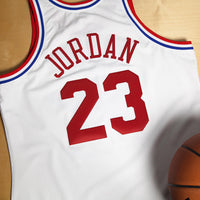 NBA All-Star East Michael Jordan 1991 Authentic Basketball Jersey, Sportswear Jersey Shirt, Sleeveless Athletic Tank Jersey, Casual Gift for Men