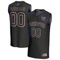 Washington Huskies Basketball Jersey, Black Fashion Lightweight Sportswear Jersey Shirt, Sleeveless Athletic Tank Jersey, Casual Gift for Men