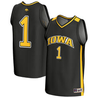 Iowa Hawkeyes Basketball Jersey, Black Fashion Sportswear Jersey Shirt, Sleeveless Athletic Tank Jersey, Casual Gift for Men, Style 204077972