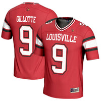Louisville Cardinals Football Jersey, Red Sportswear Jersey Shirt, Lightweight Breathable Athletic Jersey, Casual Gift for Men, Style 200667734
