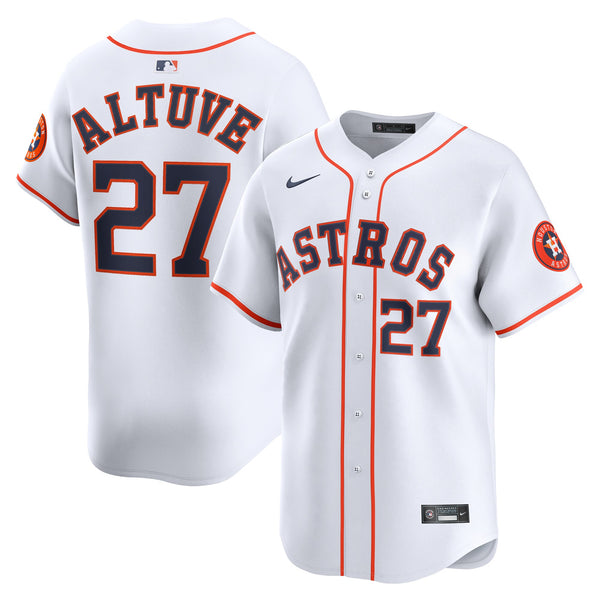 Houston Astros Jose Altuve White Home Limited Player Jersey