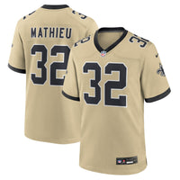 Tyrann Mathieu New Orleans Saints Football Jersey, Gold Sportswear Jersey Shirt, Lightweight Breathable Athletic Jersey, Casual Gift for Men