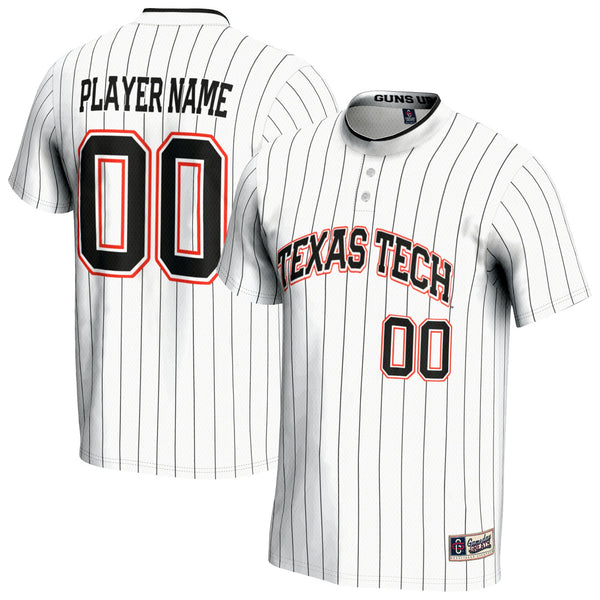 Texas Tech Red Raiders NIL Pick-A-Player Lightweight Softball Jersey - White