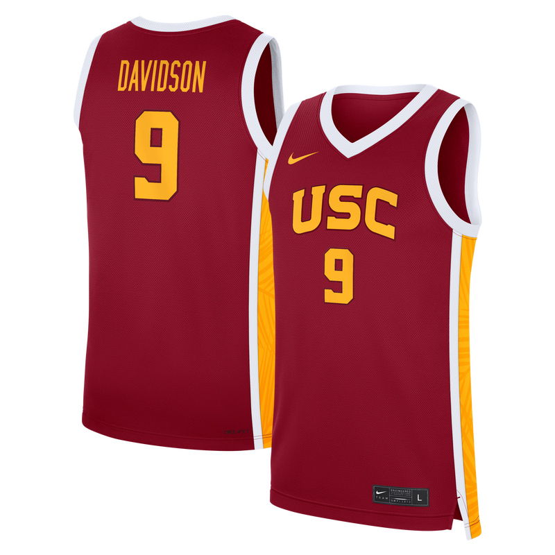 USC Trojans Basketball Jersey, Cardinal Replica Sportswear Jersey Shirt, Sleeveless Athletic Tank Jersey, Casual Gift for Men, Style 2001726579