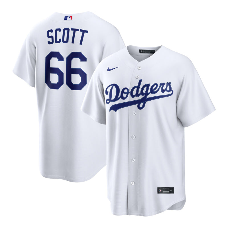 Tanner Scott Los Angeles Dodgers Baseball Jersey, White Sportswear Jersey Shirt, Lightweight Breathable Athletic Jersey, Casual Gift for Men