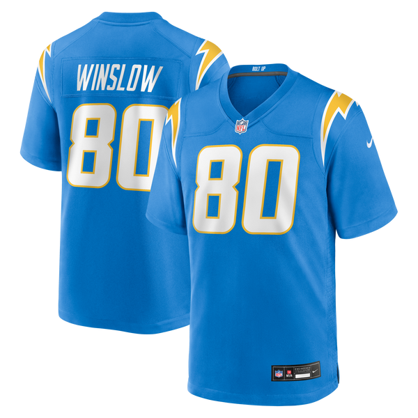 Los Angeles Chargers Kellen Winslow Powder Blue Game Retired Player Jersey