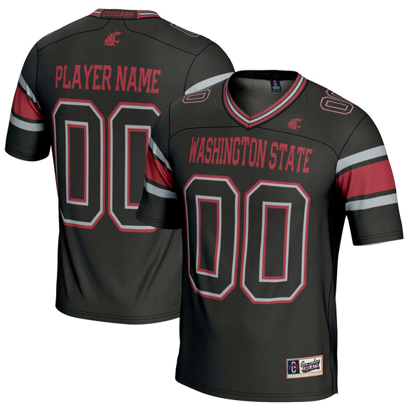 Washington State Cougars NIL Pick-A-Player Football Jersey - Black