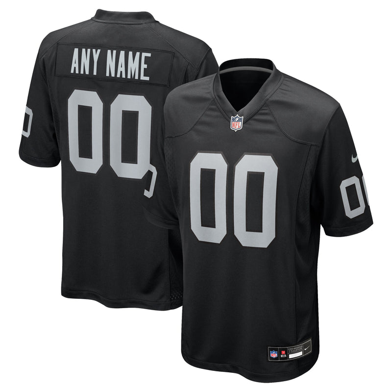 Las Vegas Raiders Football Jersey, Black Game Sportswear Jersey Shirt, Lightweight Breathable Athletic Jersey, Casual Gift for Men