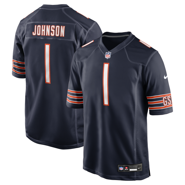 Chicago Bears Jaylon Johnson Navy Game Jersey