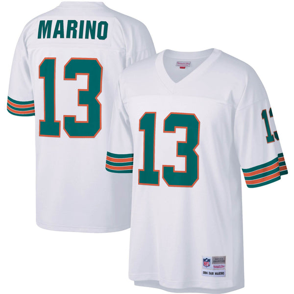 Miami Dolphins Dan Marino White Big & Tall 1984 Retired Player Replica Jersey