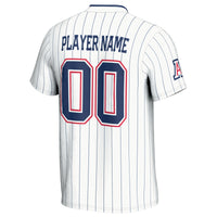 Arizona Wildcats Softball Jersey, White Lightweight Sportswear Jersey Shirt, Lightweight Breathable Athletic Jersey, Casual Gift for Men