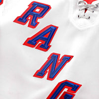 New York Rangers Hockey Jersey, White Premium Sportswear Jersey Shirt, Long Sleeve Hockey Sweater Jersey, Casual Gift for Men, Style 202055717
