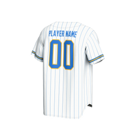 UCLA Bruins Softball Jersey, White Fashion Lightweight Sportswear Jersey Shirt, Lightweight Breathable Athletic Jersey, Casual Gift for Men