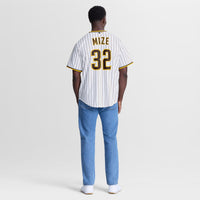 Casey Mize San Diego Padres Baseball Jersey, White Replica Sportswear Jersey Shirt, Lightweight Breathable Athletic Jersey, Casual Gift for Men