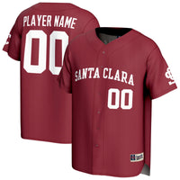 Santa Clara Broncos Baseball Jersey, Red Sportswear Jersey Shirt, Lightweight Breathable Athletic Jersey, Casual Gift for Men, Style 204077142