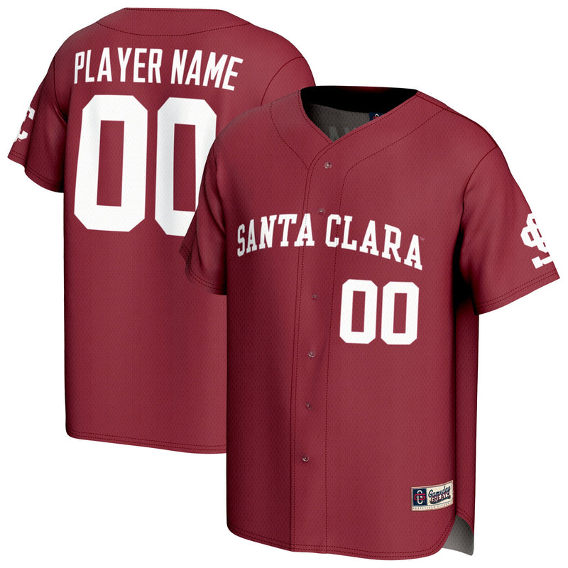 Santa Clara Broncos Baseball Jersey, Red Sportswear Jersey Shirt, Lightweight Breathable Athletic Jersey, Casual Gift for Men, Style 204077142