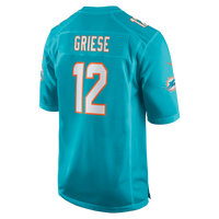 Bob Griese Miami Dolphins Football Jersey, Aqua Game Sportswear Jersey Shirt, Lightweight Breathable Athletic Jersey, Casual Gift for Men