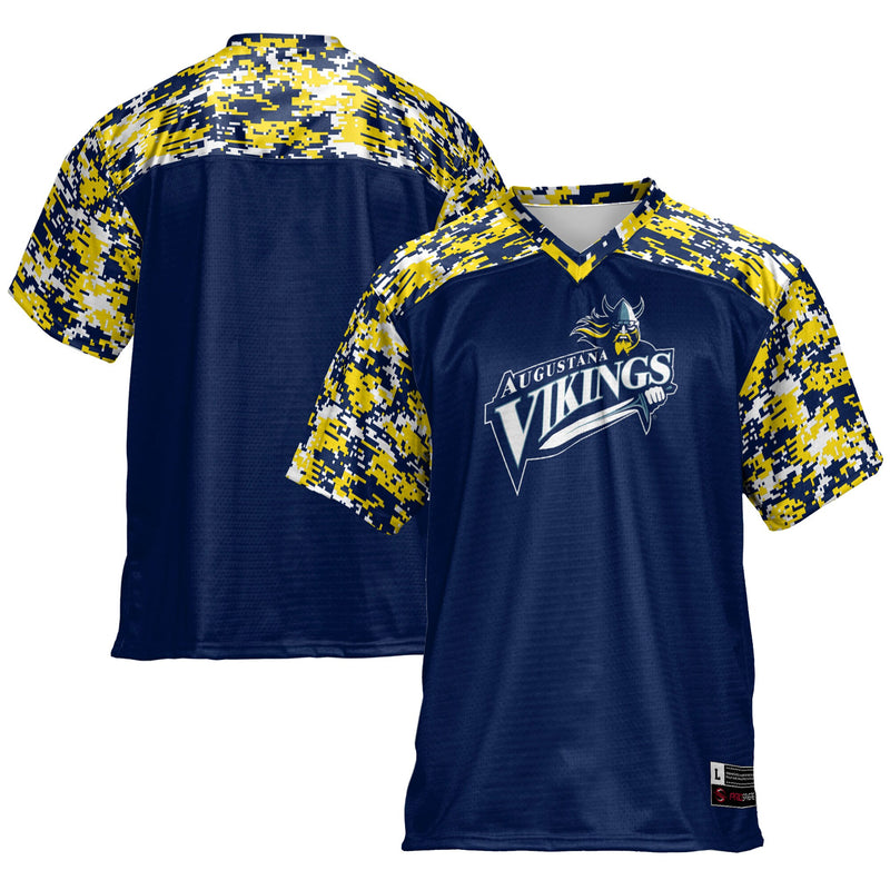Augustana Vikings Football Jersey, Navy Sportswear Jersey Shirt, Lightweight Breathable Athletic Jersey, Casual Gift for Men