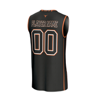 Texas Longhorns Basketball Jersey, Black Fashion Lightweight Sportswear Jersey Shirt, Sleeveless Athletic Tank Jersey, Casual Gift for Men