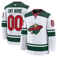Minnesota Wild Hockey Jersey, White Premium Sportswear Jersey Shirt, Long Sleeve Hockey Sweater Jersey, Casual Gift for Men, Style 202055704