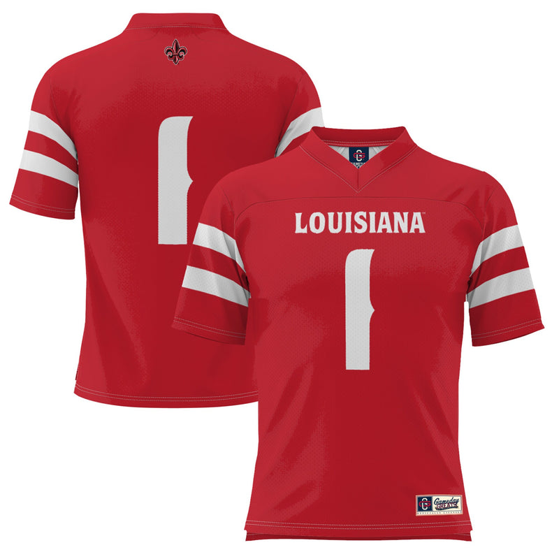Louisiana Ragin' Cajuns Football Jersey, Red Sportswear Jersey Shirt, Lightweight Breathable Athletic Jersey, Casual Gift for Men