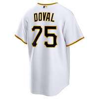 Camilo Doval Pittsburgh Pirates Baseball Jersey, White Sportswear Jersey Shirt, Lightweight Breathable Athletic Jersey, Casual Gift for Men