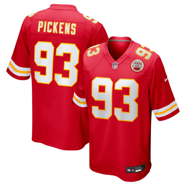 Kansas City Chiefs Zacch Pickens Red Team Game Jersey