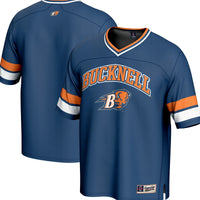 Bucknell Bison Football Jersey, Blue Sportswear Jersey Shirt, Lightweight Breathable Athletic Jersey, Casual Gift for Men, Style 202016066