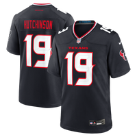 Xavier Hutchinson Houston Texans Football Jersey, Navy Game Sportswear Jersey Shirt, Lightweight Breathable Athletic Jersey, Casual Gift for Men