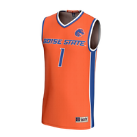 Boise State Broncos Basketball Jersey, Orange Fashion Sportswear Jersey Shirt, Sleeveless Athletic Tank Jersey, Casual Gift for Men