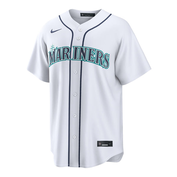 Seattle Mariners Bryce Miller White Home Replica Jersey