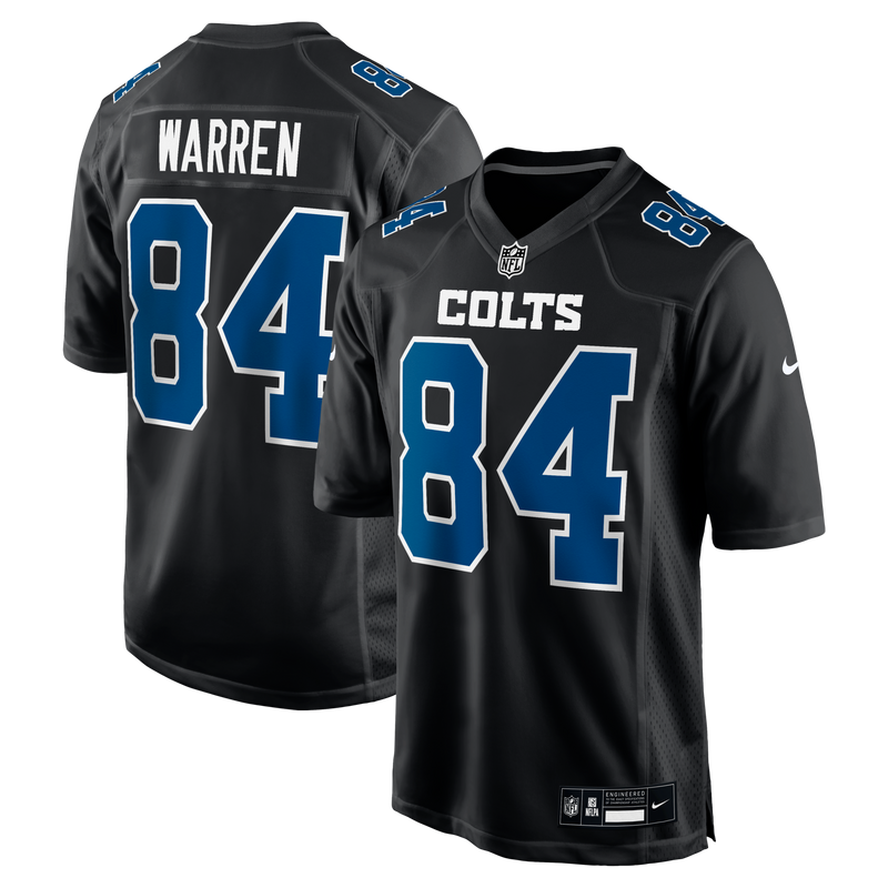 Tyler Warren Indianapolis Colts Football Jersey, Black Game Sportswear Jersey Shirt, Lightweight Breathable Athletic Jersey, Casual Gift for Men