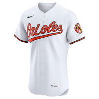 Baltimore Orioles Baseball Jersey, White Elite Home Sportswear Jersey Shirt, Lightweight Breathable Athletic Jersey, Casual Gift for Men