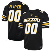 Missouri Tigers Football Jersey, Black Sportswear Jersey Shirt, Lightweight Breathable Athletic Jersey, Casual Gift for Men, Style 200461460