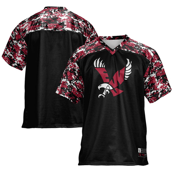 Black Eastern Washington Eagles Football Jersey