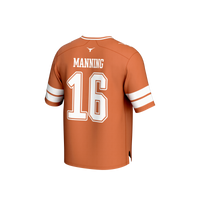 Texas Longhorns Football Jersey, Orange Lightweight Sportswear Jersey Shirt, Lightweight Breathable Athletic Jersey, Casual Gift for Men