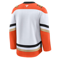 Anaheim Ducks Hockey Jersey, White Premium Away Sportswear Jersey Shirt, Long Sleeve Hockey Sweater Jersey, Casual Gift for Men, Style 202015743