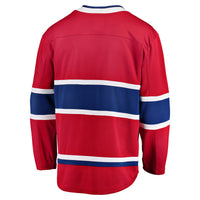 Montreal Canadiens Hockey Jersey, Red Breakaway Sportswear Jersey Shirt, Long Sleeve Hockey Sweater Jersey, Casual Gift for Men, Style 2793236
