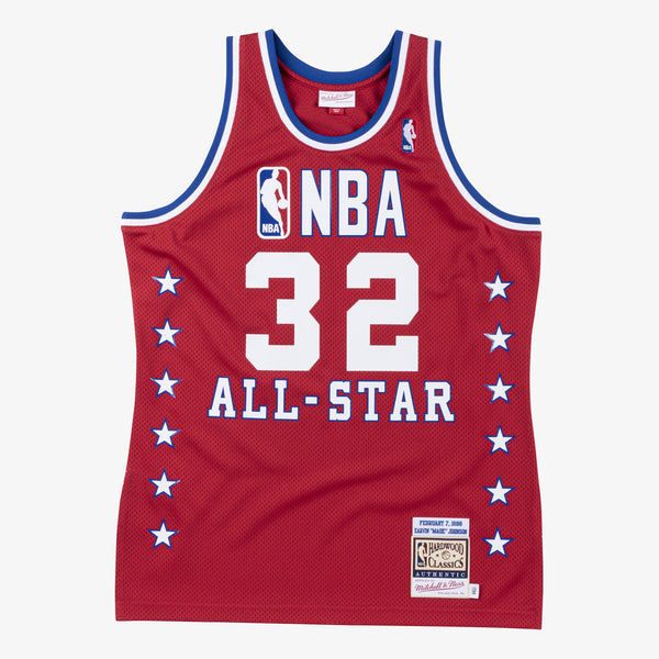 NBA All-Star West Authentic Jersey Magic Johnson 1988