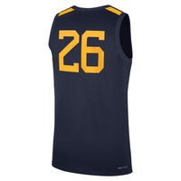 West Virginia Mountaineers Basketball Jersey, Sportswear Jersey Shirt, Sleeveless Athletic Tank Jersey, Casual Gift for Men, Style 202756609