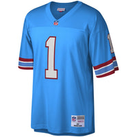 Warren Moon Houston Oilers Football Jersey, Light Blue Sportswear Jersey Shirt, Lightweight Breathable Athletic Jersey, Casual Gift for Men