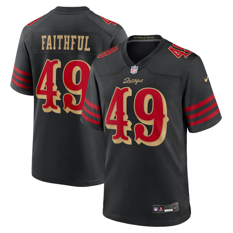 The Faithful San Francisco 49ers Football Jersey, Sportswear Jersey Shirt, Lightweight Athletic Jersey, Casual Gift for Men, Style 202660593