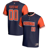Virginia Cavaliers Softball Jersey, Navy Sportswear Jersey Shirt, Lightweight Breathable Athletic Jersey, Casual Gift for Men, Style 200139081