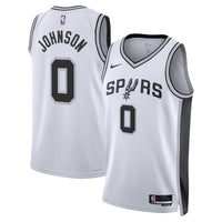Keldon Johnson San Antonio Spurs Basketball Jersey, White Swingman Sportswear Jersey Shirt, Sleeveless Athletic Tank Jersey, Casual Gift for Men